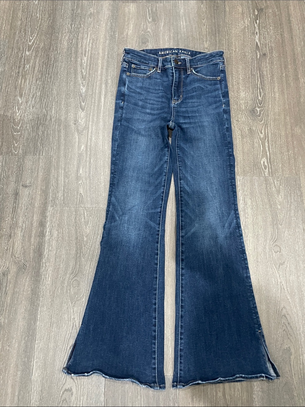 American Eagle Outfitters Blue Flared Women's Jeans
